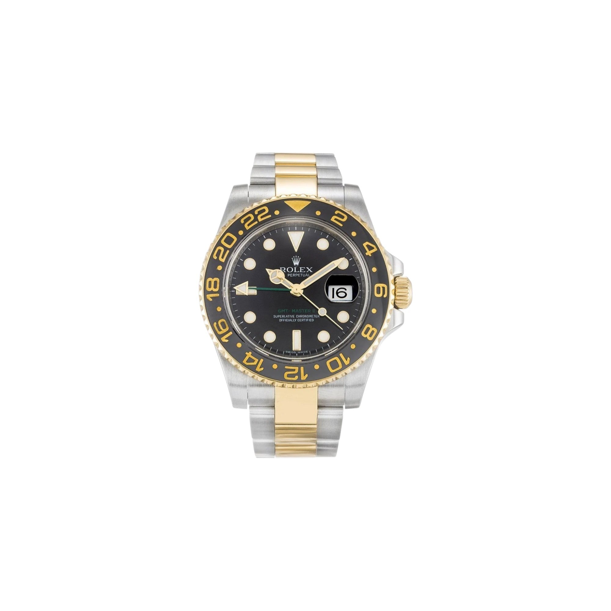 Rolex GMT-Master Two Tone Black Dial 40mm