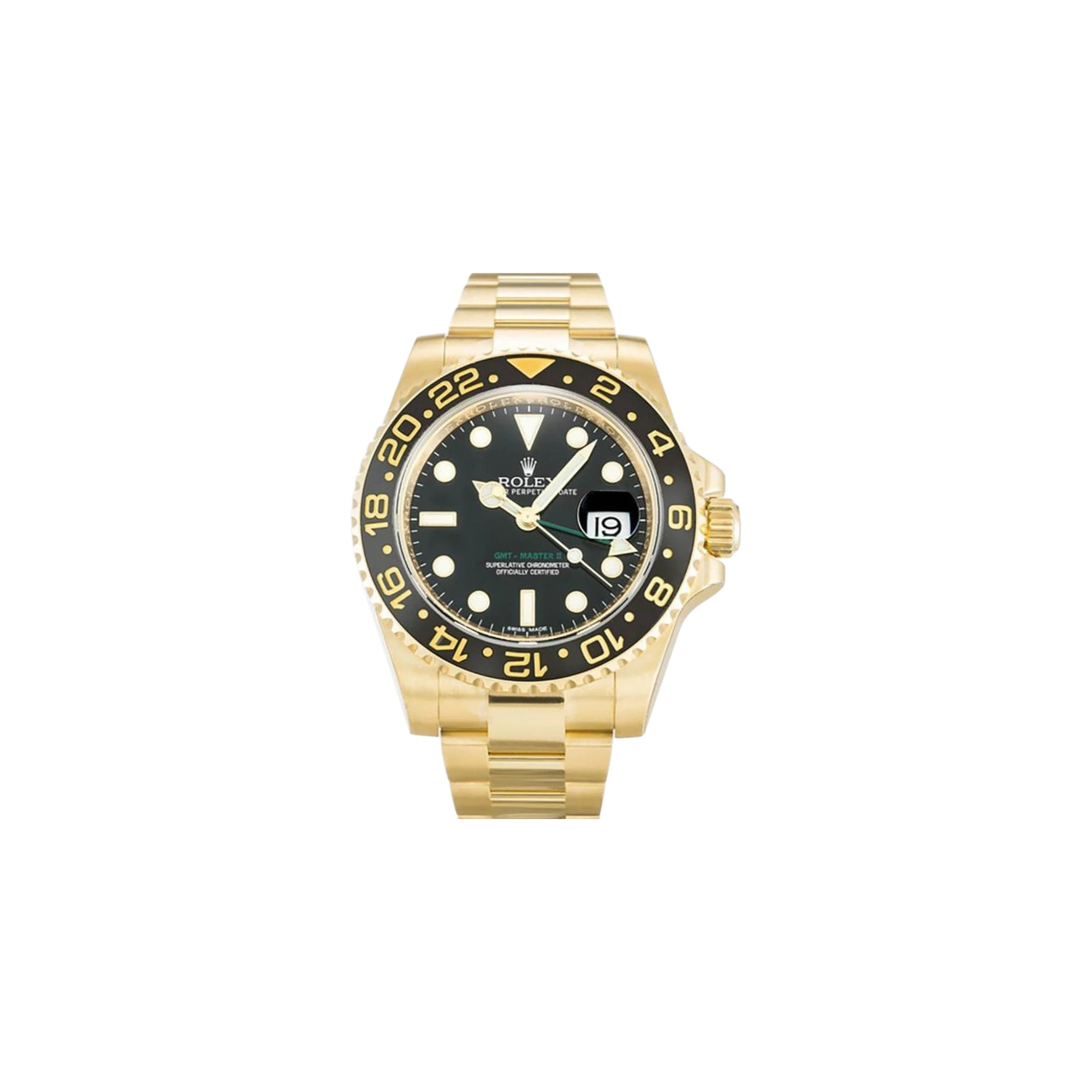 Rolex GMT-Master Black Dial (Numbers gold) 40 mm