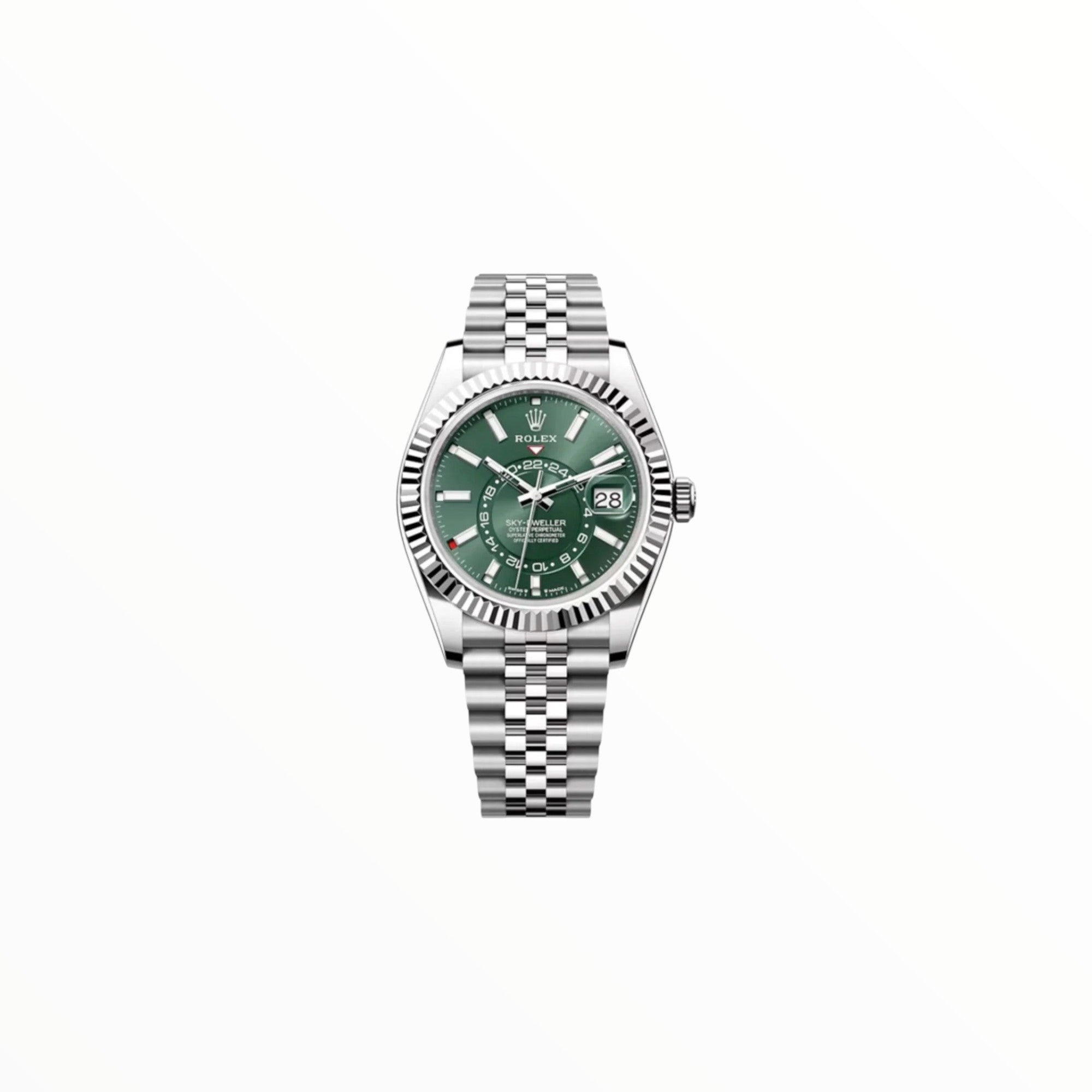 Rolex Sky-Dweller Mint Green Dial Jubilee