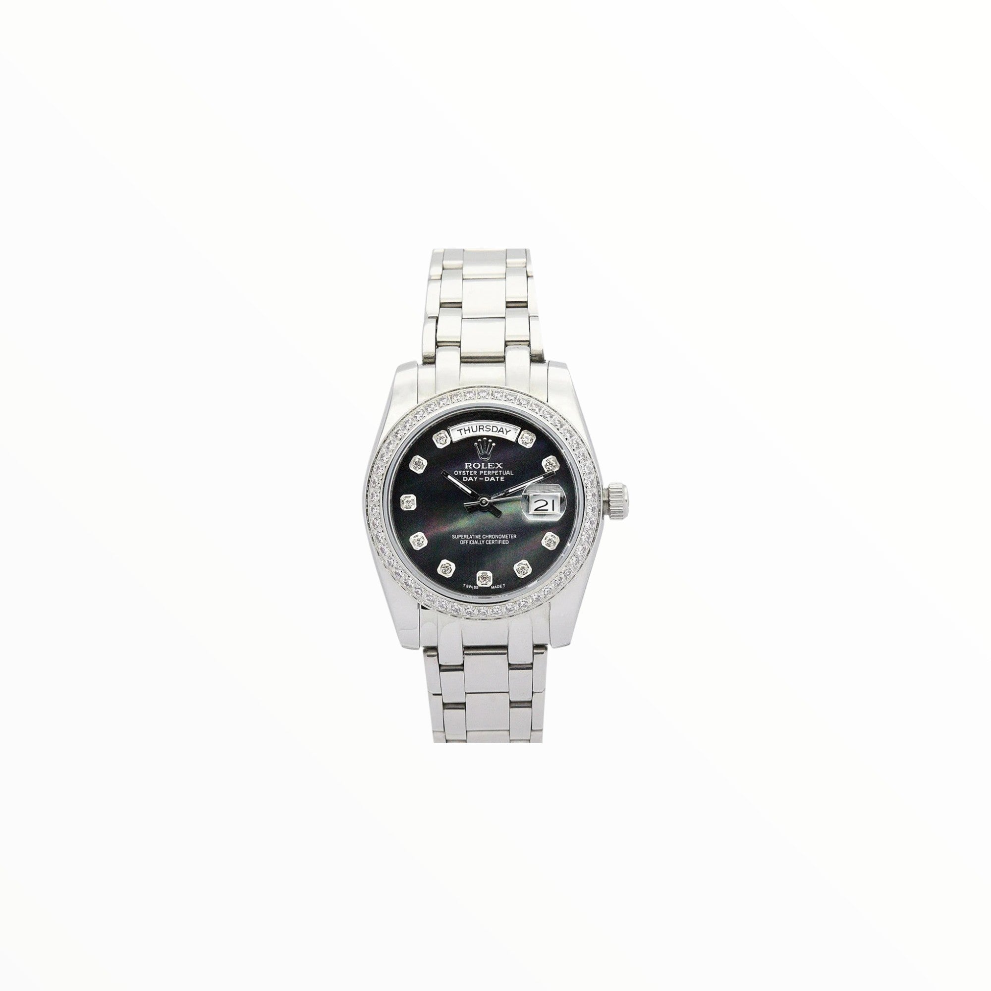 Rolex Day-Date Black Dial, 36mm
