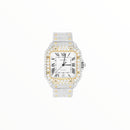 Cartier Santos Two-Tone Moissanite, 40mm