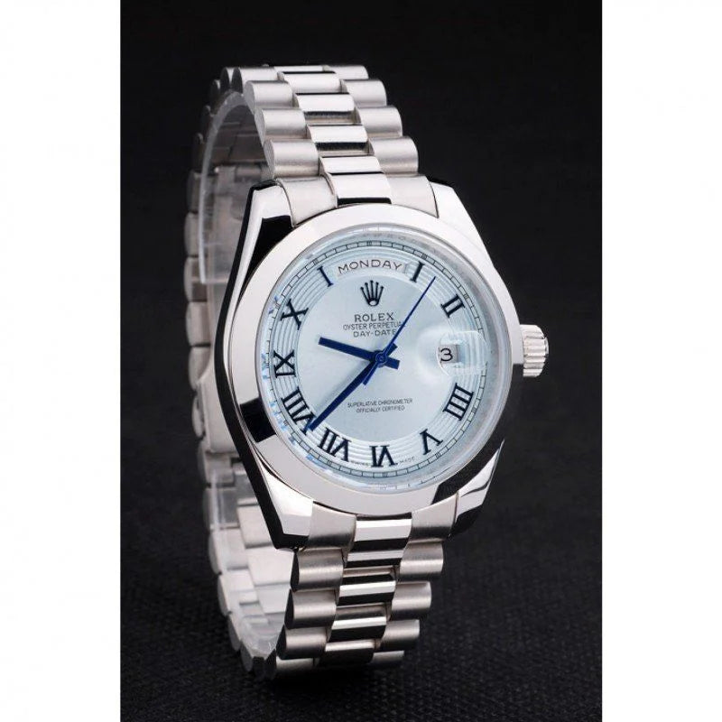Rolex Day-Date RL197, white dial, 40 mm